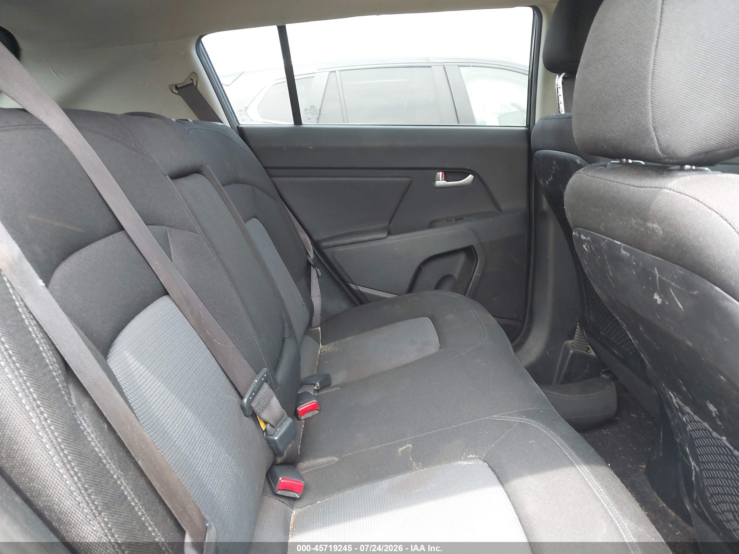 2015 Kia Sportage Lx Black vin: KNDPBCAC8F7762589