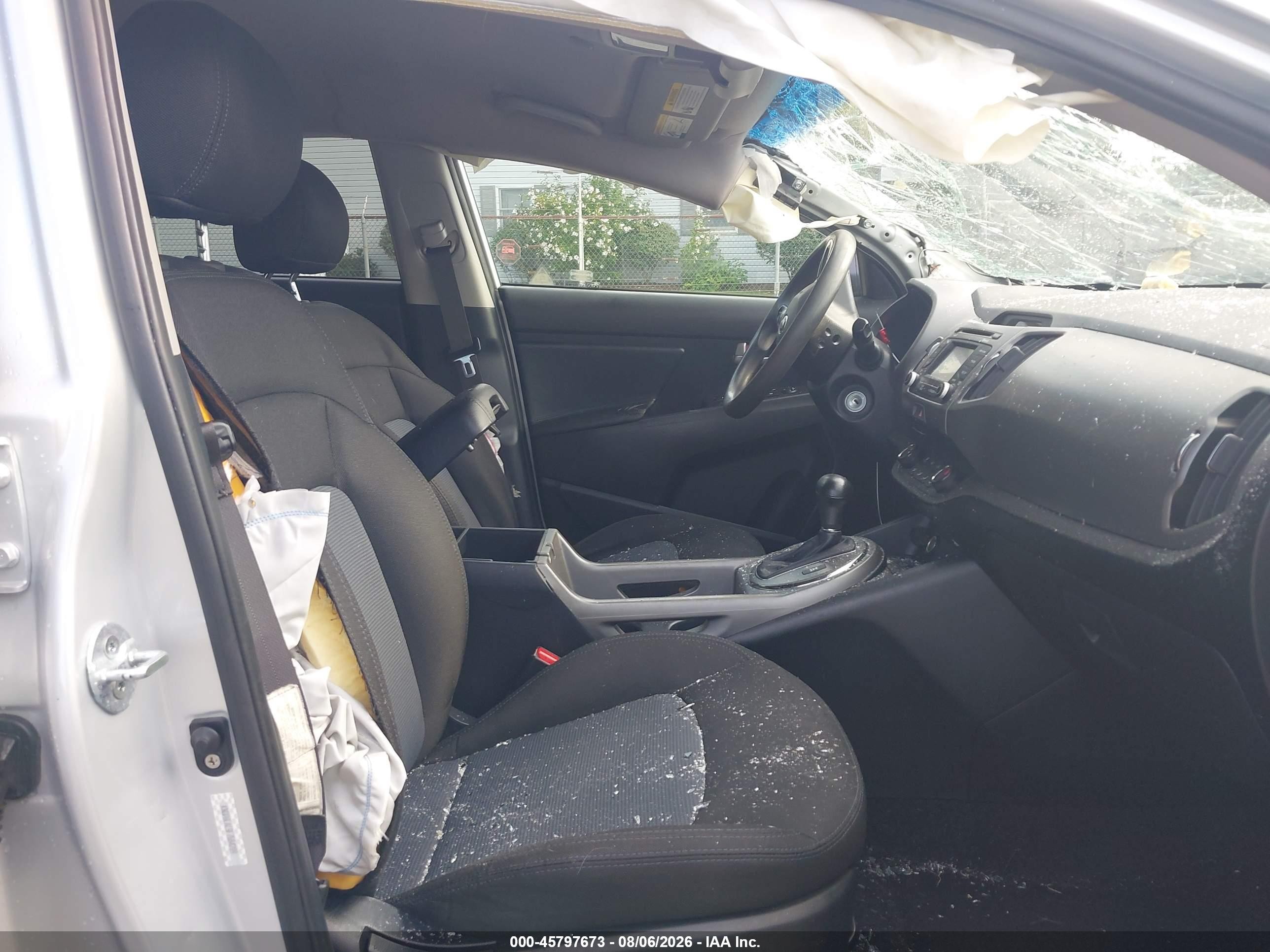 2015 Kia Sportage Lx Черный vin: KNDPBCAC9F7684209