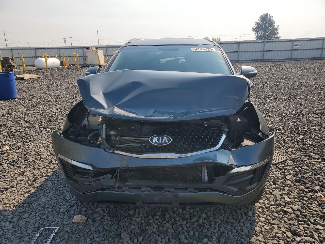 2015 Kia Sportage Lx Blue vin: KNDPBCAC9F7713871