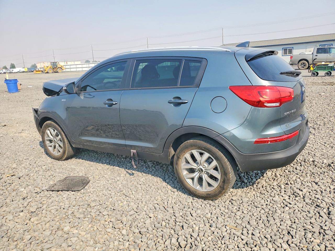 2015 Kia Sportage Lx Blue vin: KNDPBCAC9F7713871