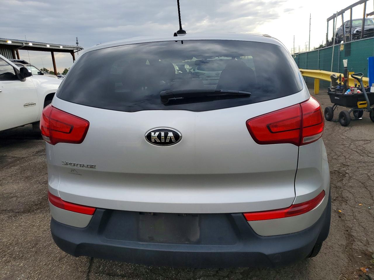 2016 Kia Sportage Lx Silver vin: KNDPBCAC9G7869104