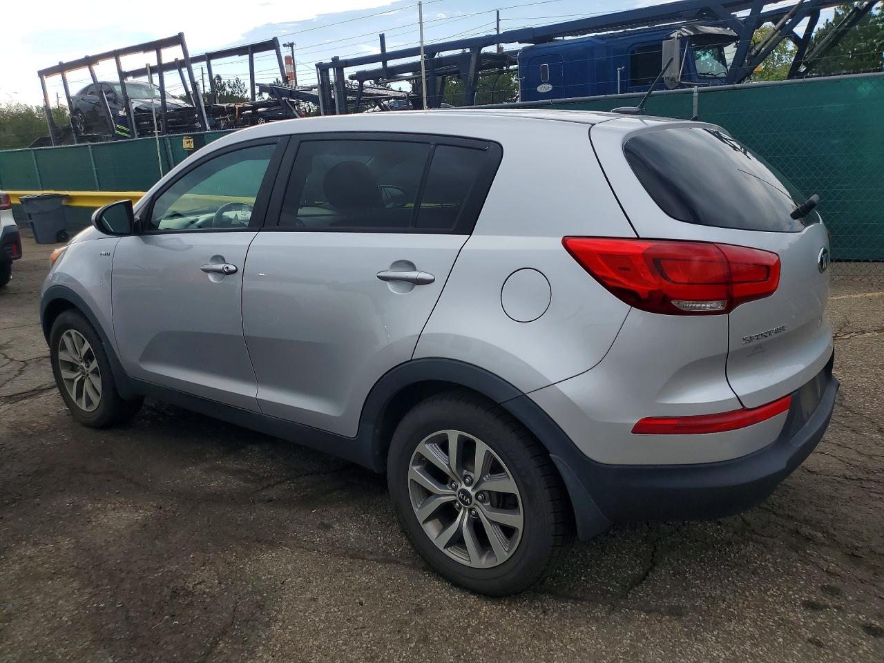 2016 Kia Sportage Lx Silver vin: KNDPBCAC9G7869104