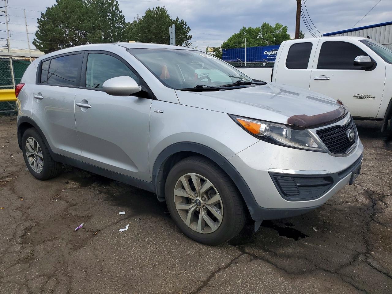 2016 Kia Sportage Lx Silver vin: KNDPBCAC9G7869104