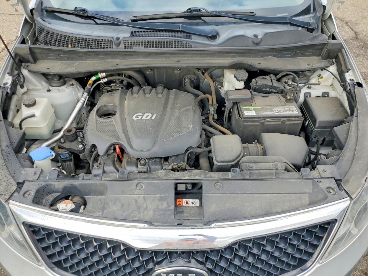 2016 Kia Sportage Lx Silver vin: KNDPBCAC9G7869104