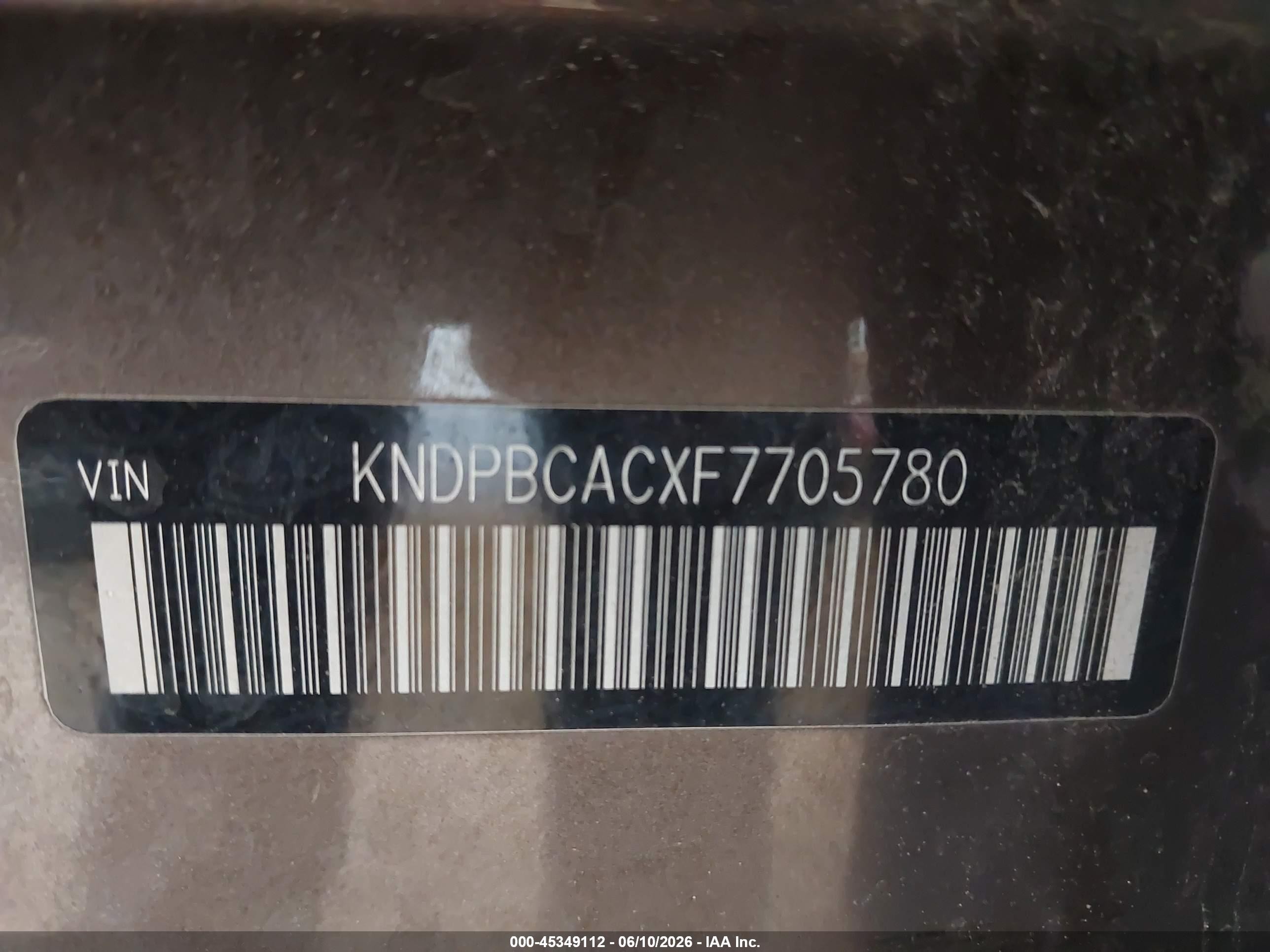 2015 Kia Sportage Lx Brown vin: KNDPBCACXF7705780