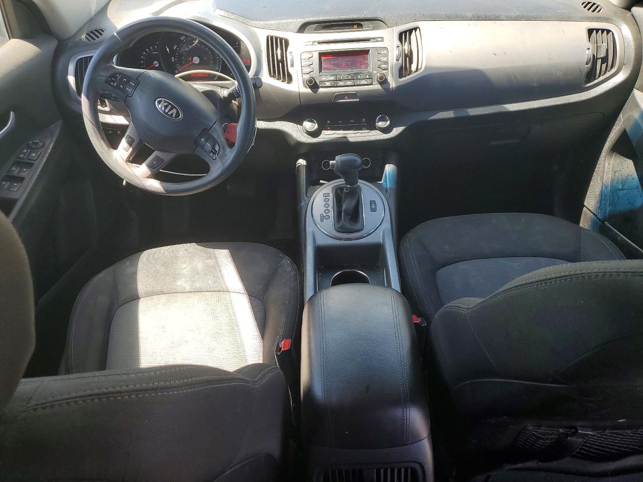 2015 Kia Sportage Lx White vin: KNDPBCACXF7710297