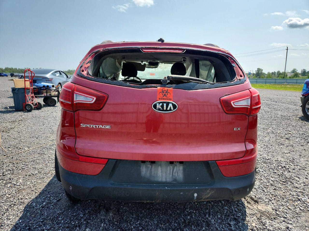 2011 Kia Sportage Ex Красный vin: KNDPC3A20B7021125