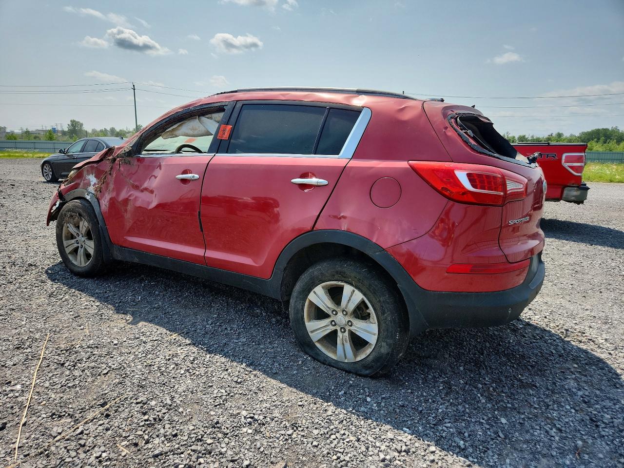 2011 Kia Sportage Ex Красный vin: KNDPC3A20B7021125