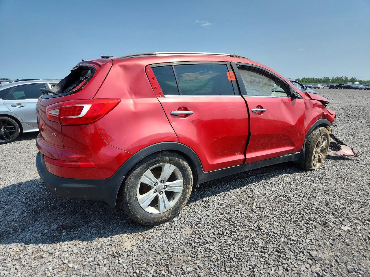2011 Kia Sportage Ex Красный vin: KNDPC3A20B7021125
