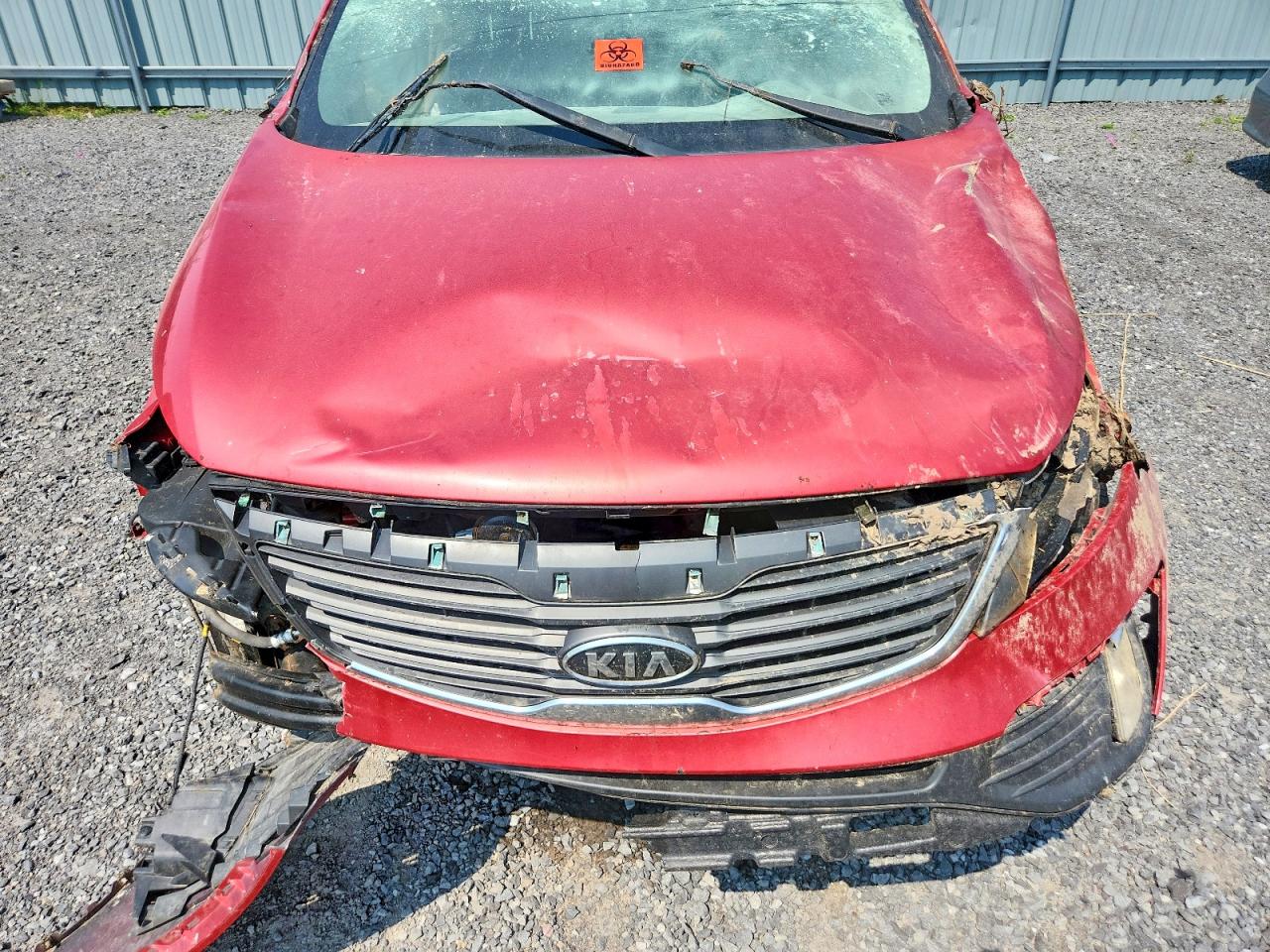 2011 Kia Sportage Ex Красный vin: KNDPC3A20B7021125