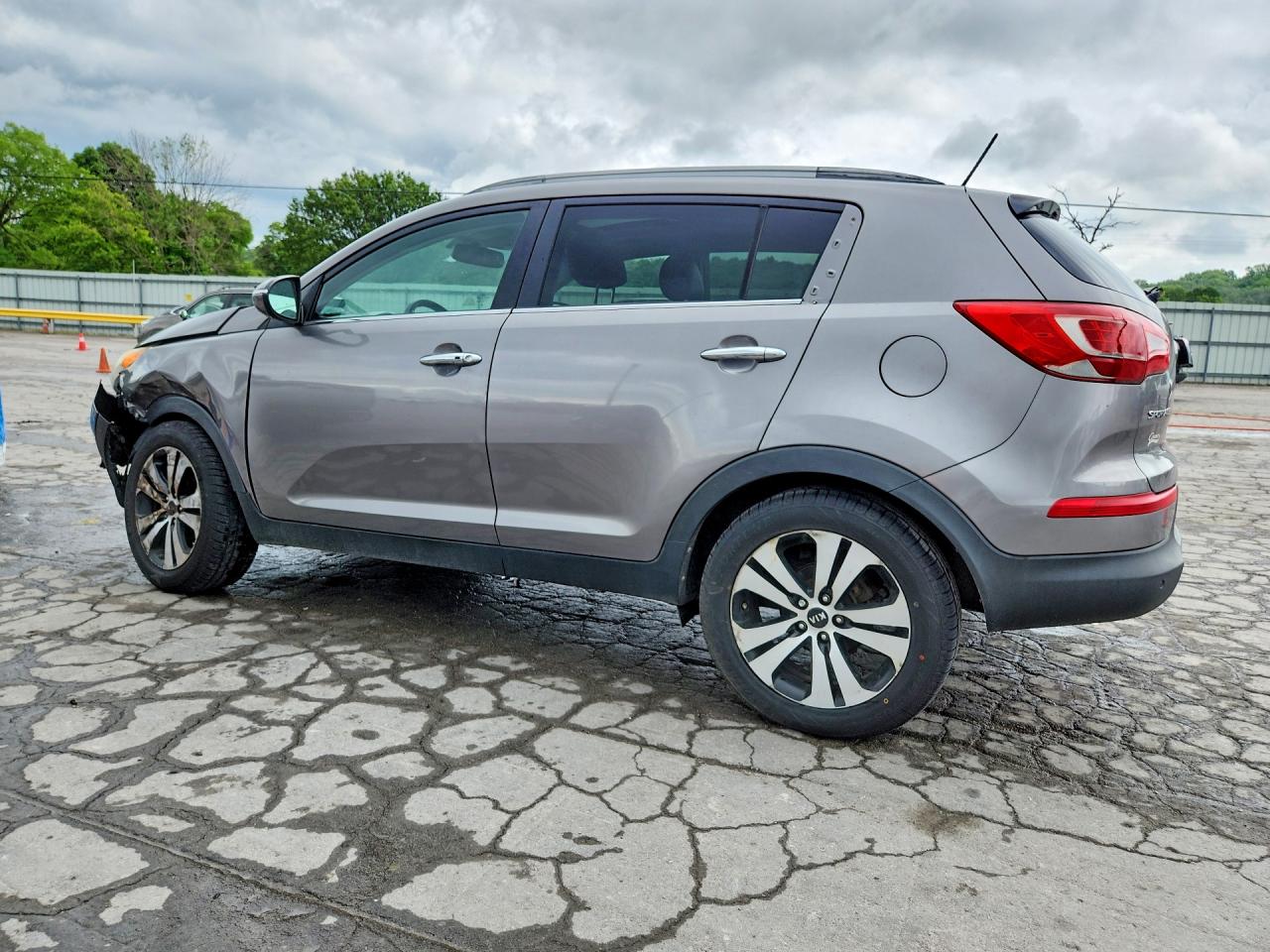 2011 Kia Sportage Ex Gray vin: KNDPC3A20B7052441