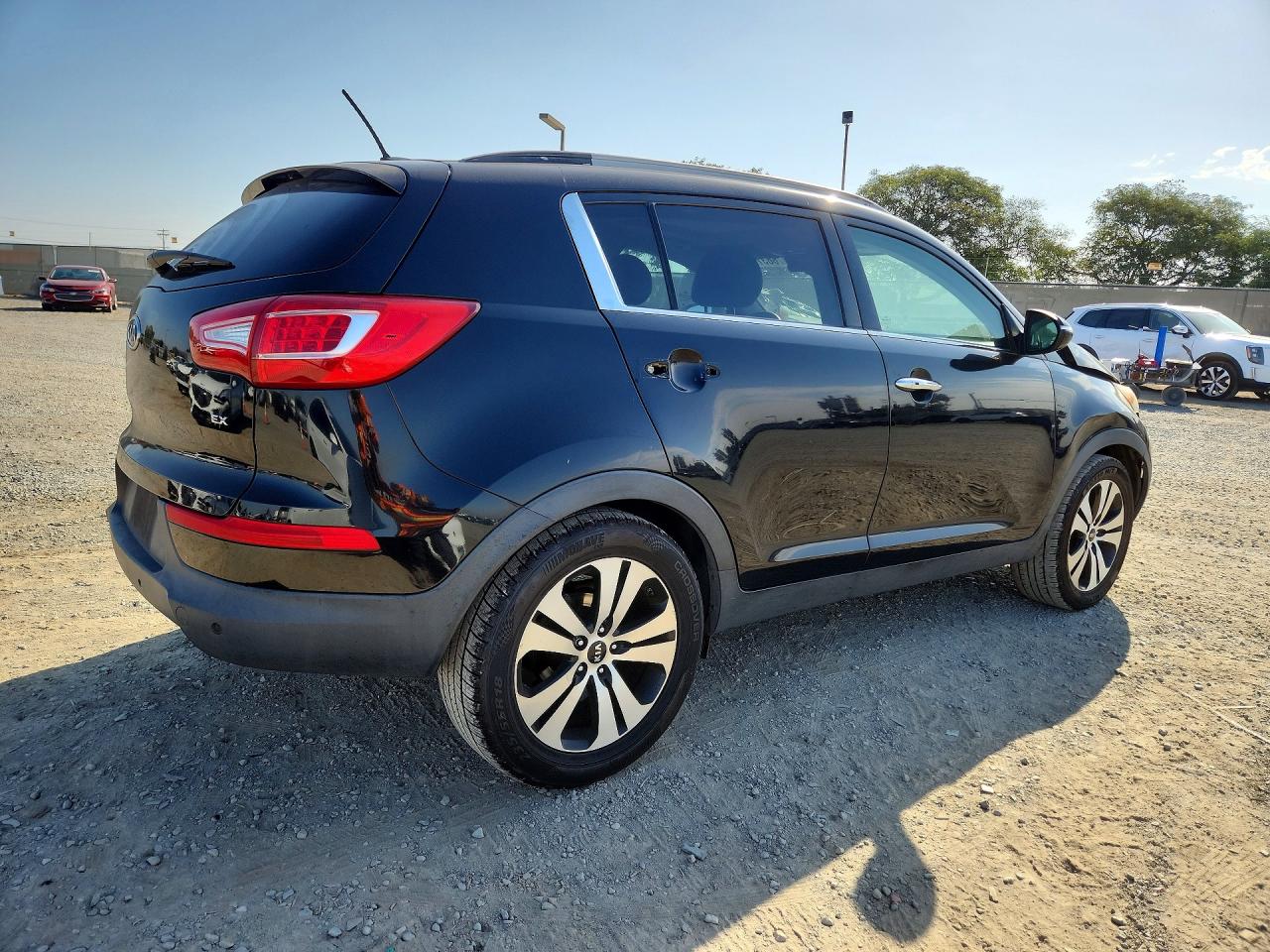 2011 Kia Sportage Ex Black vin: KNDPC3A20B7100505