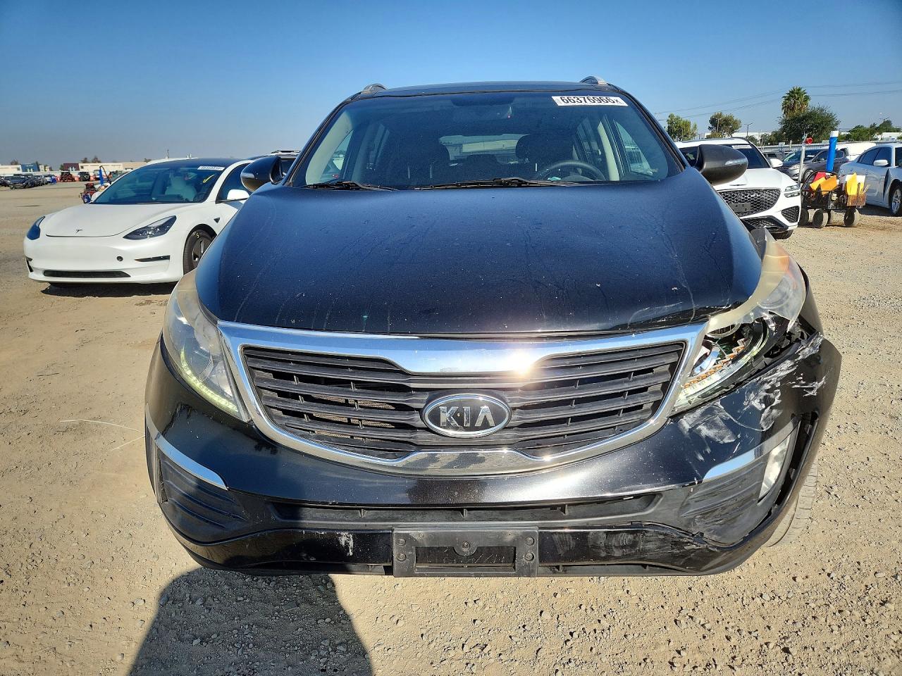 2011 Kia Sportage Ex Black vin: KNDPC3A20B7100505