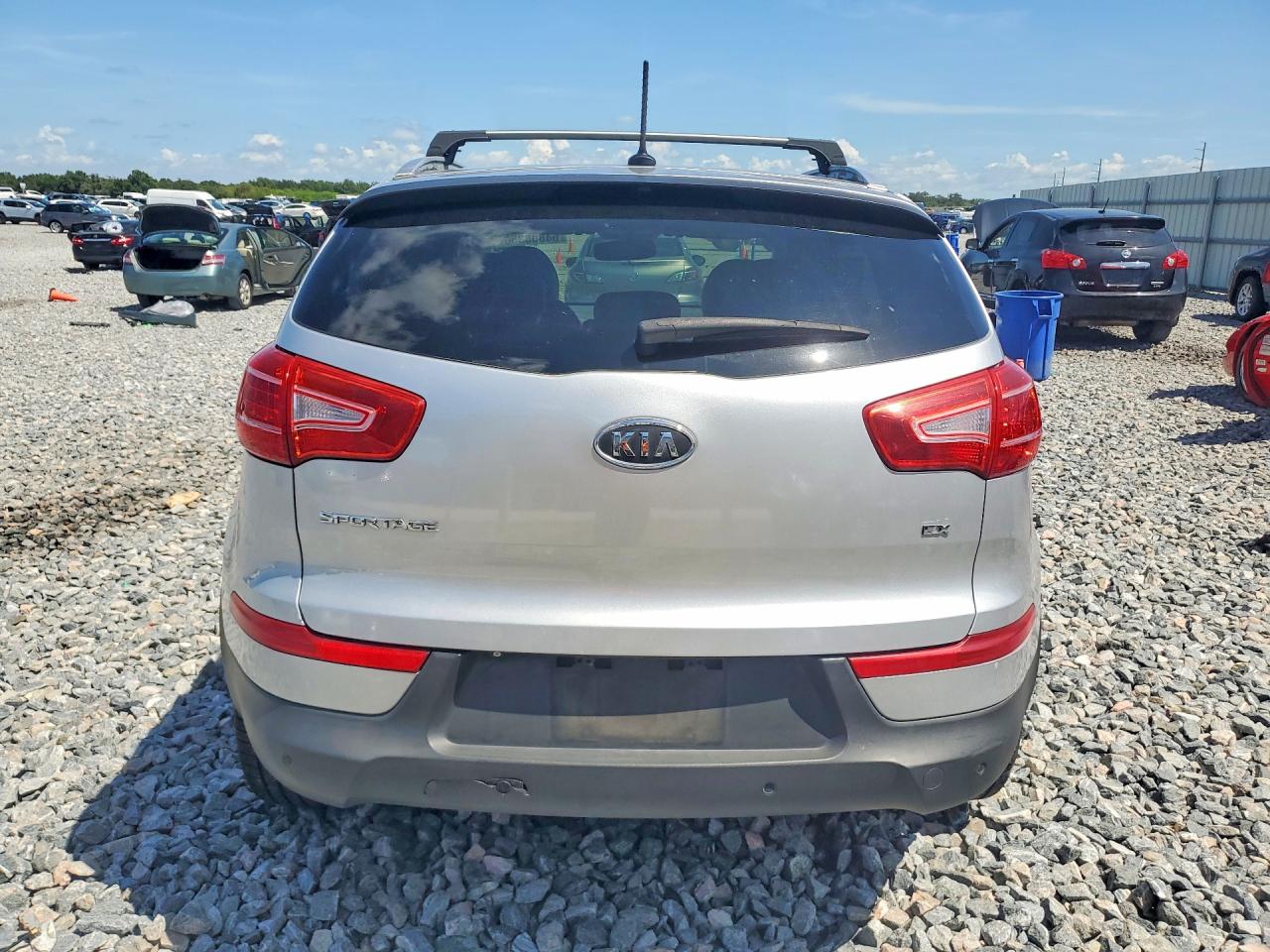 2011 Kia Sportage Ex Silver vin: KNDPC3A20B7112248