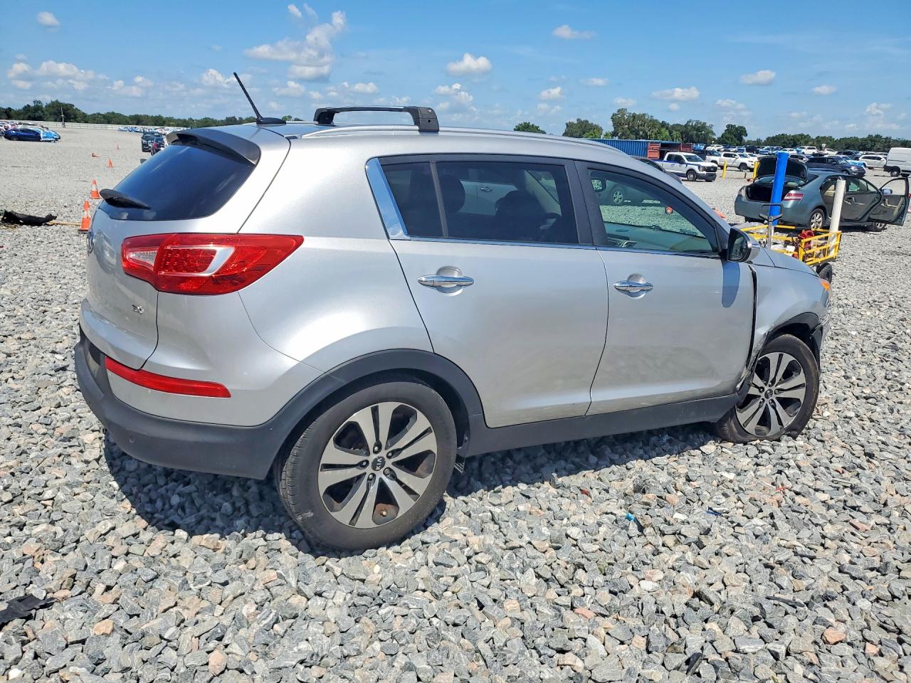 2011 Kia Sportage Ex Silver vin: KNDPC3A20B7112248