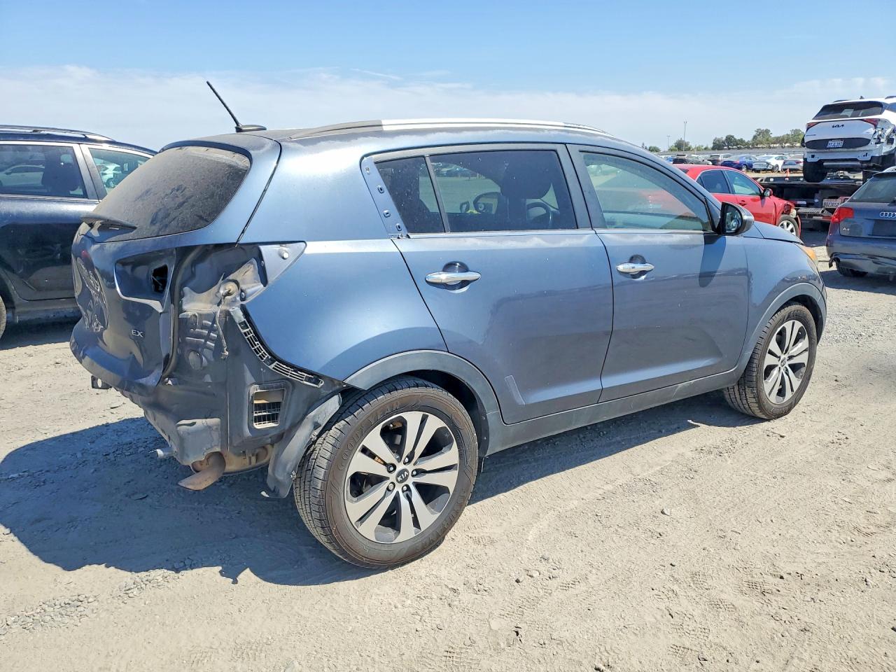 2012 Kia Sportage Ex Gray vin: KNDPC3A20C7173830