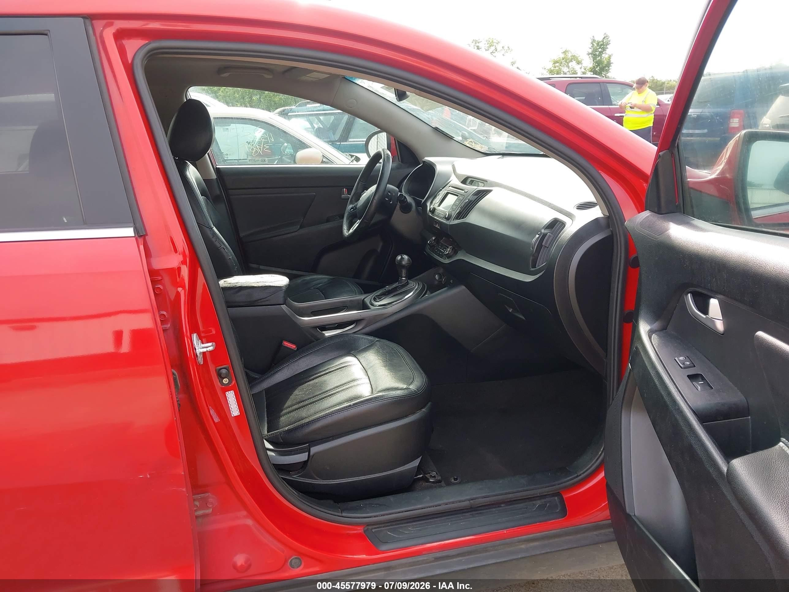 2012 Kia Sportage Ex Red vin: KNDPC3A20C7199568