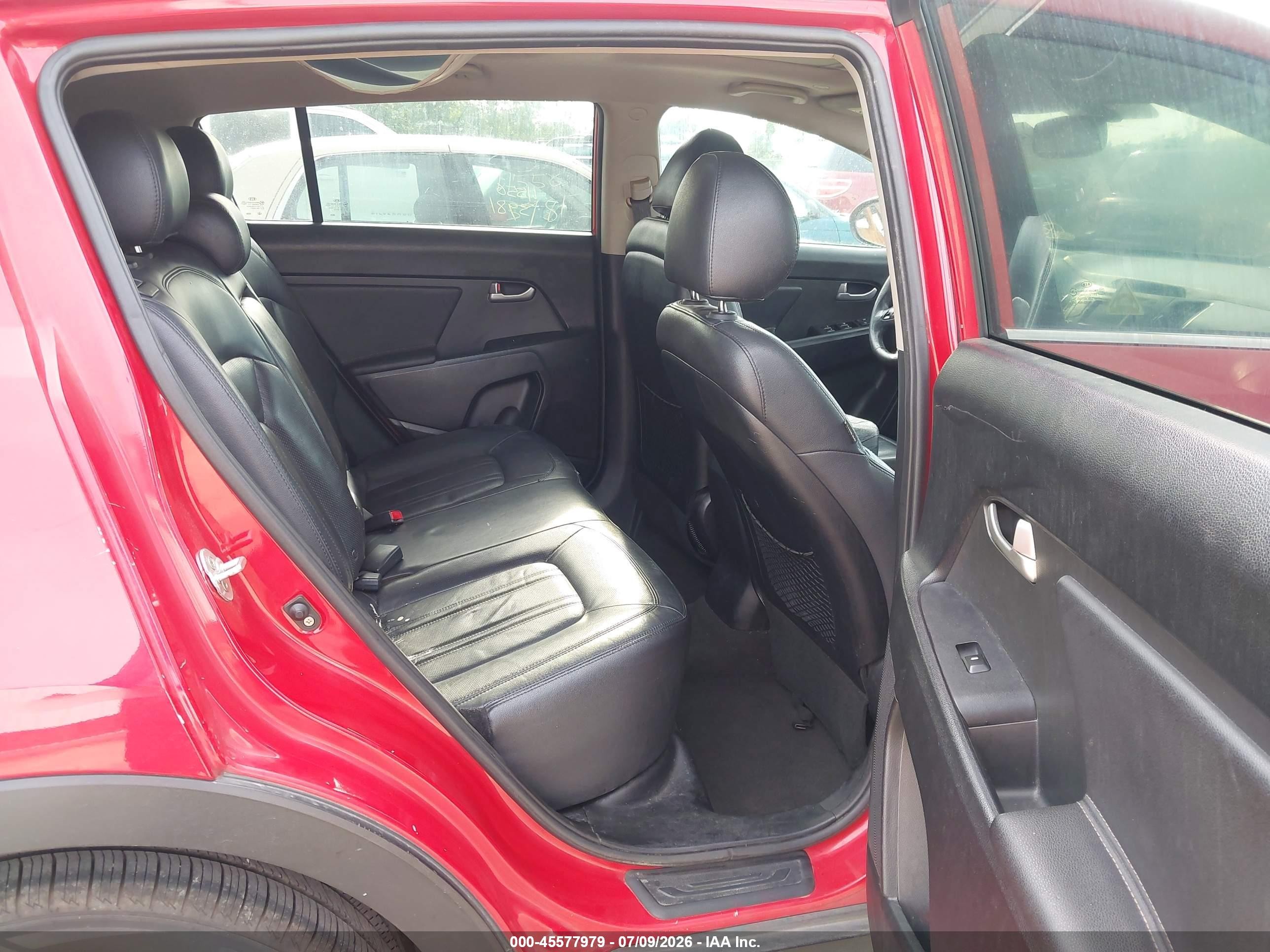 2012 Kia Sportage Ex Red vin: KNDPC3A20C7199568