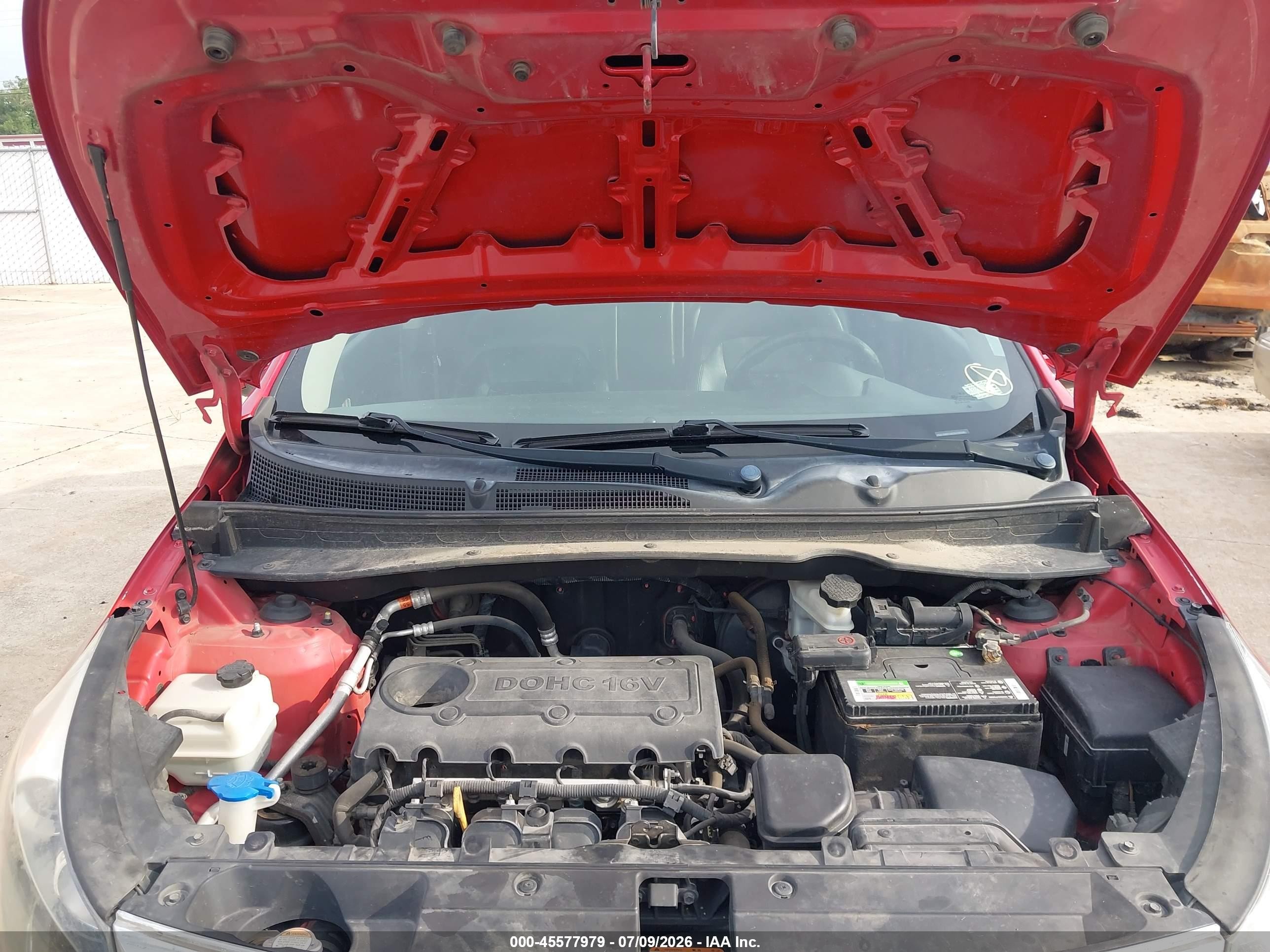 2012 Kia Sportage Ex Red vin: KNDPC3A20C7199568