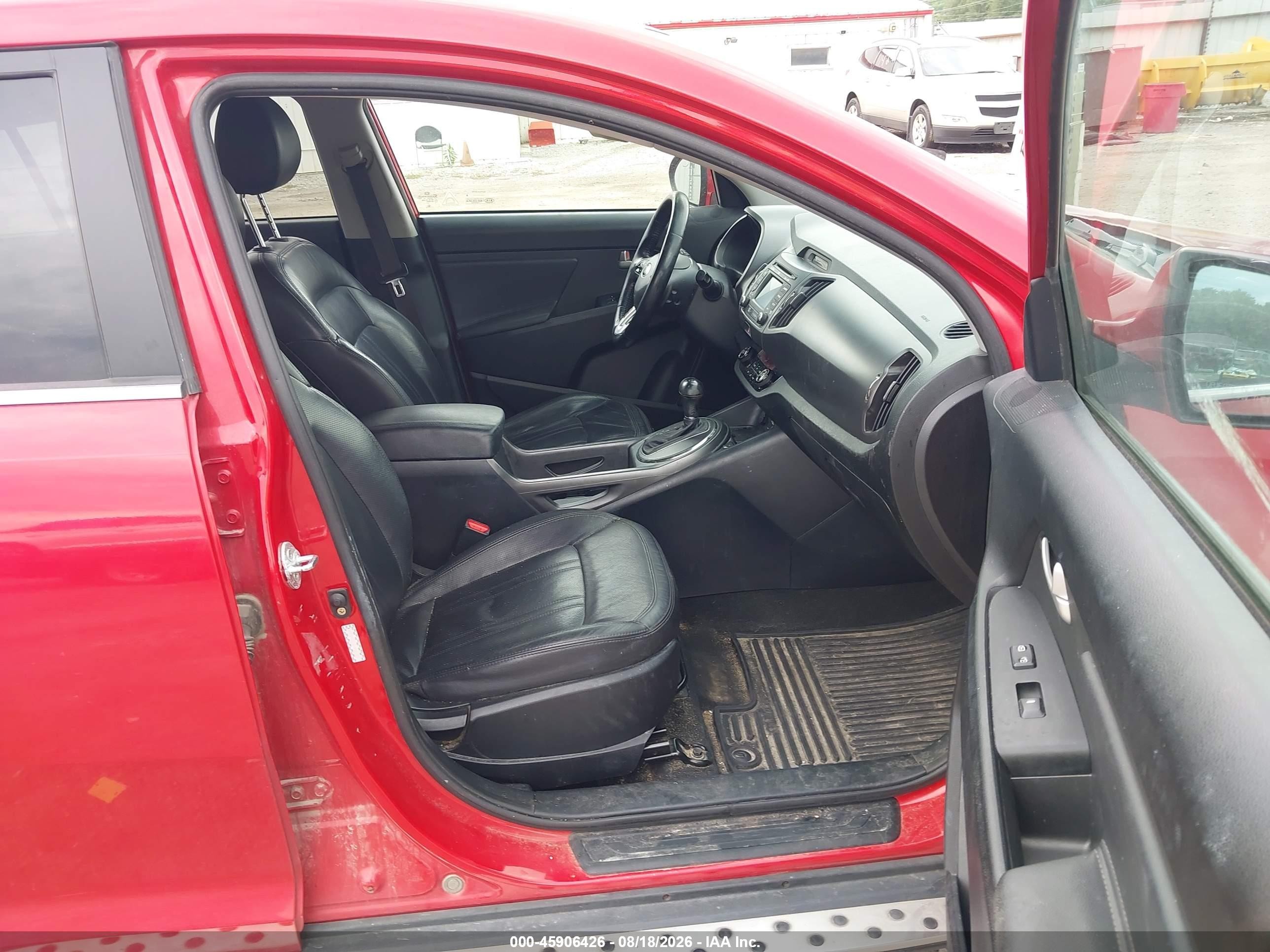 2013 Kia Sportage Ex Red vin: KNDPC3A20D7420331