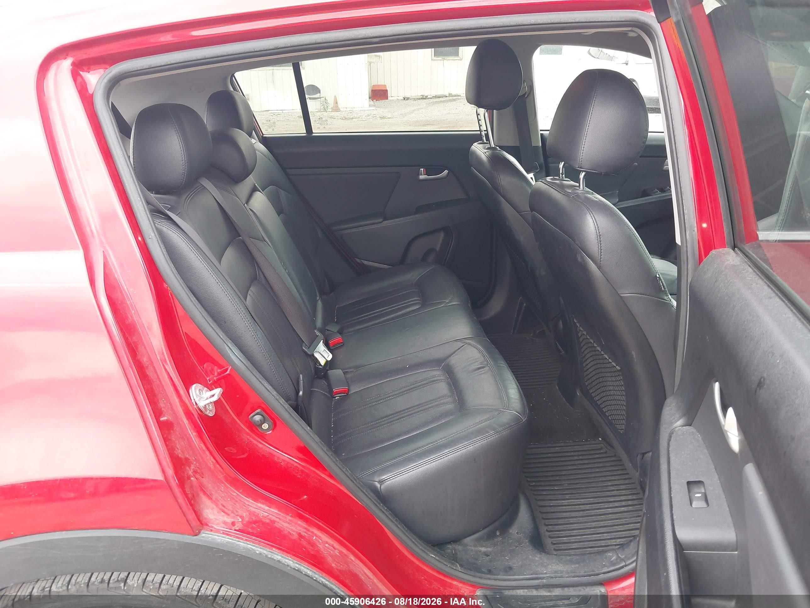 2013 Kia Sportage Ex Red vin: KNDPC3A20D7420331