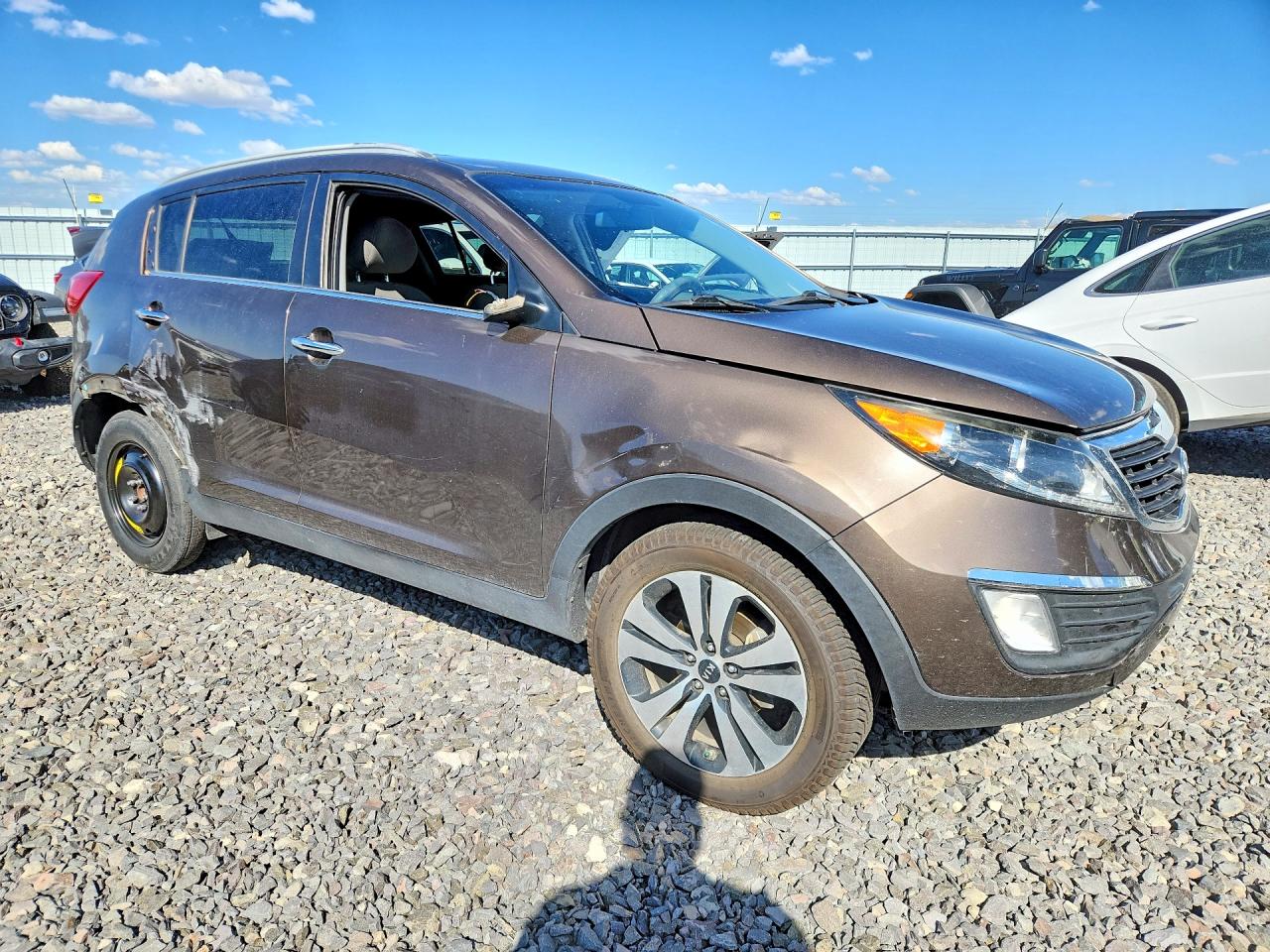 2011 Kia Sportage Ex Brown vin: KNDPC3A21B7021926