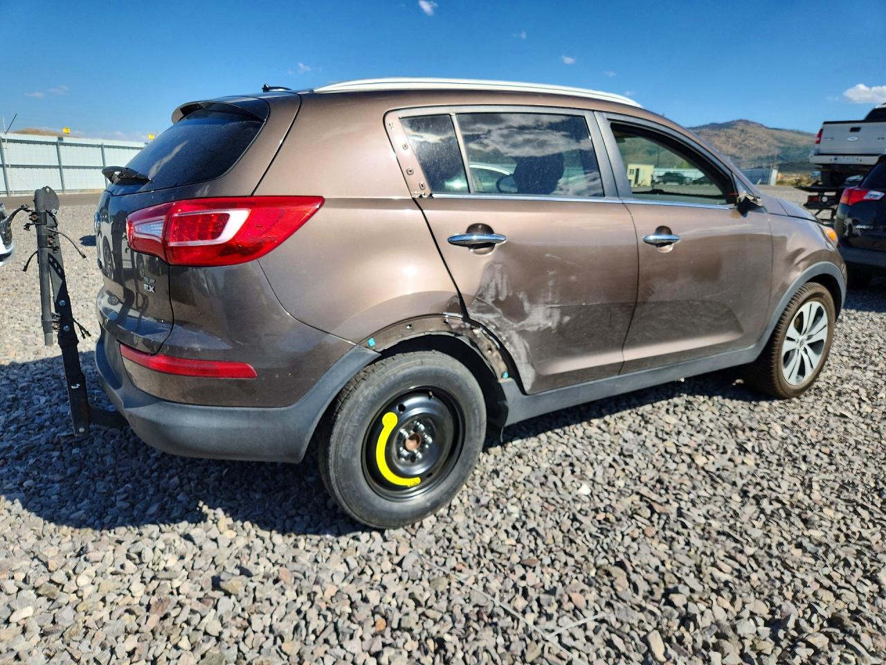 2011 Kia Sportage Ex Brown vin: KNDPC3A21B7021926