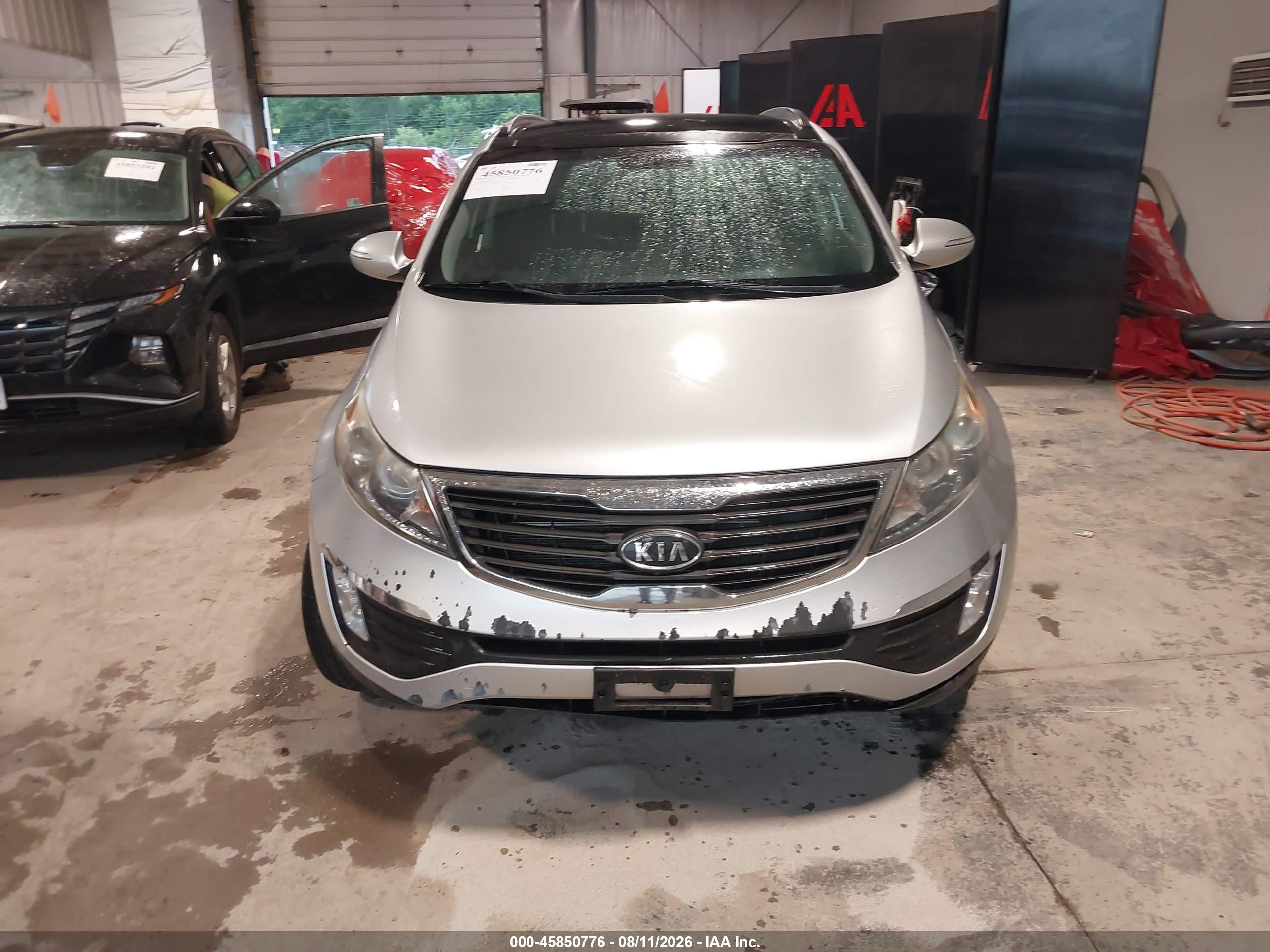 2011 Kia Sportage Ex Silver vin: KNDPC3A21B7033834