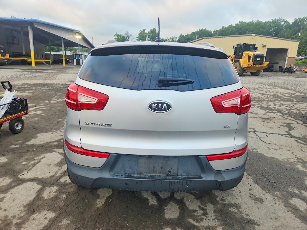 2012 Kia Sportage Ex Silver vin: KNDPC3A21C7333892