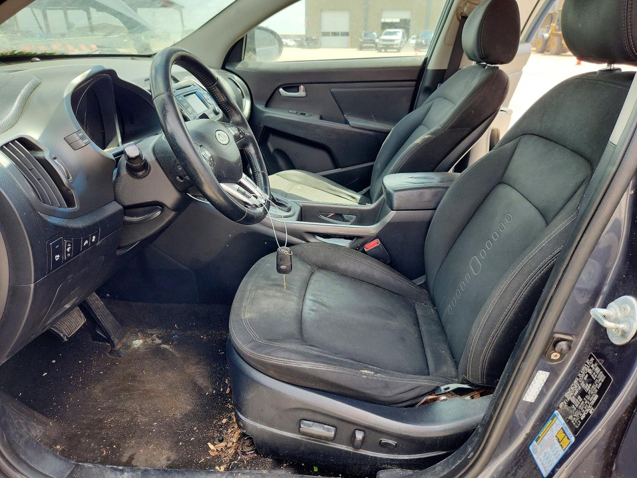 2012 Kia Sportage Ex Gray vin: KNDPC3A21C7343886