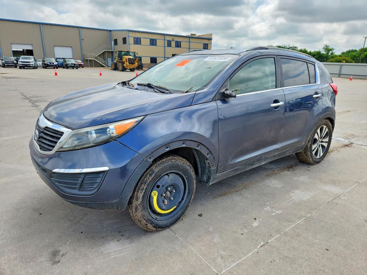 2012 Kia Sportage Ex Gray vin: KNDPC3A21C7343886