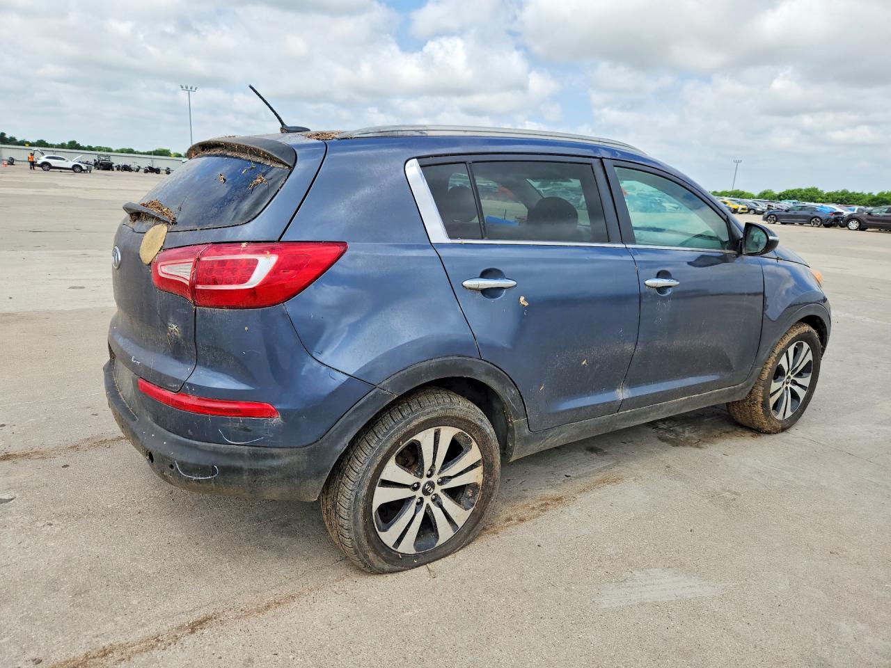 2012 Kia Sportage Ex Gray vin: KNDPC3A21C7343886