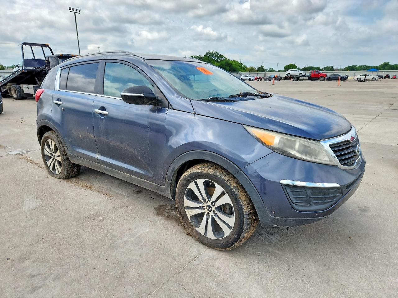 2012 Kia Sportage Ex Gray vin: KNDPC3A21C7343886