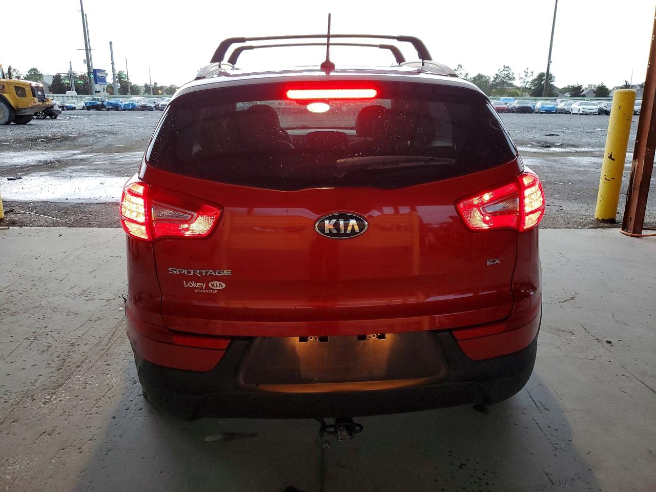 2013 Kia Sportage Ex Red vin: KNDPC3A21D7518865
