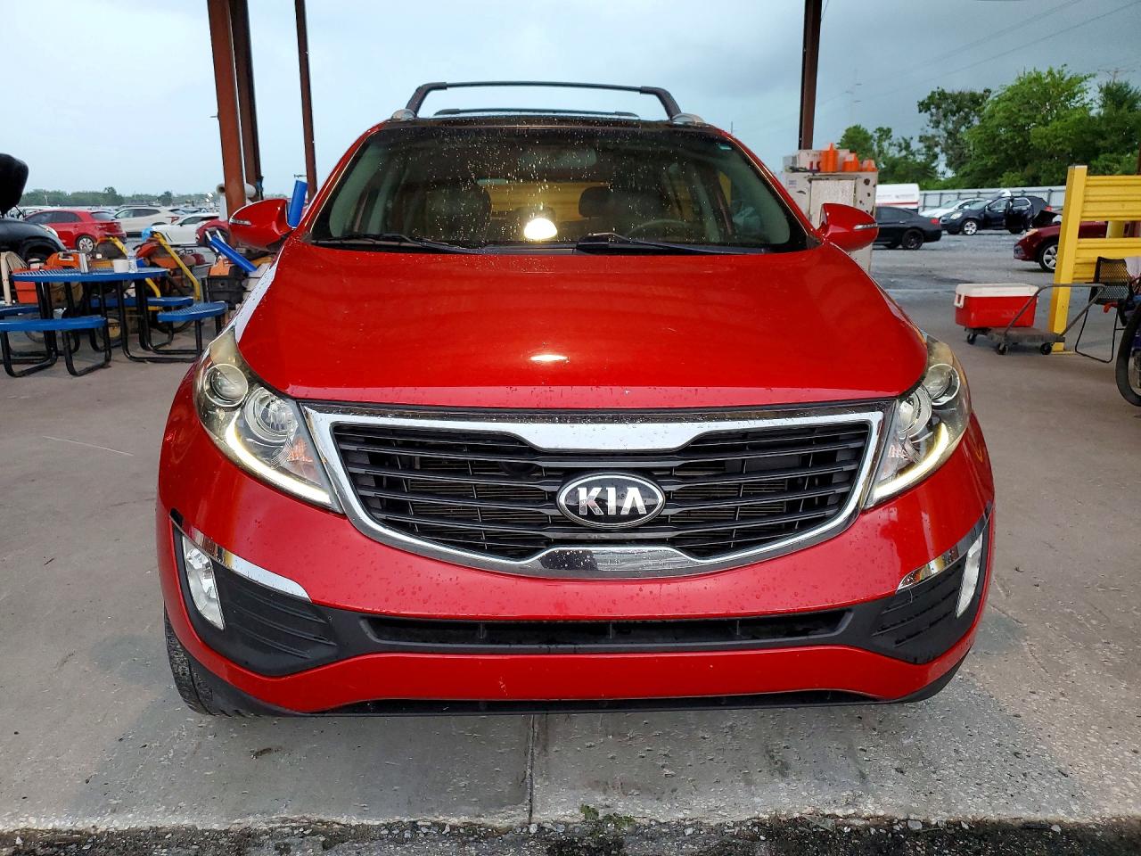 2013 Kia Sportage Ex Red vin: KNDPC3A21D7518865