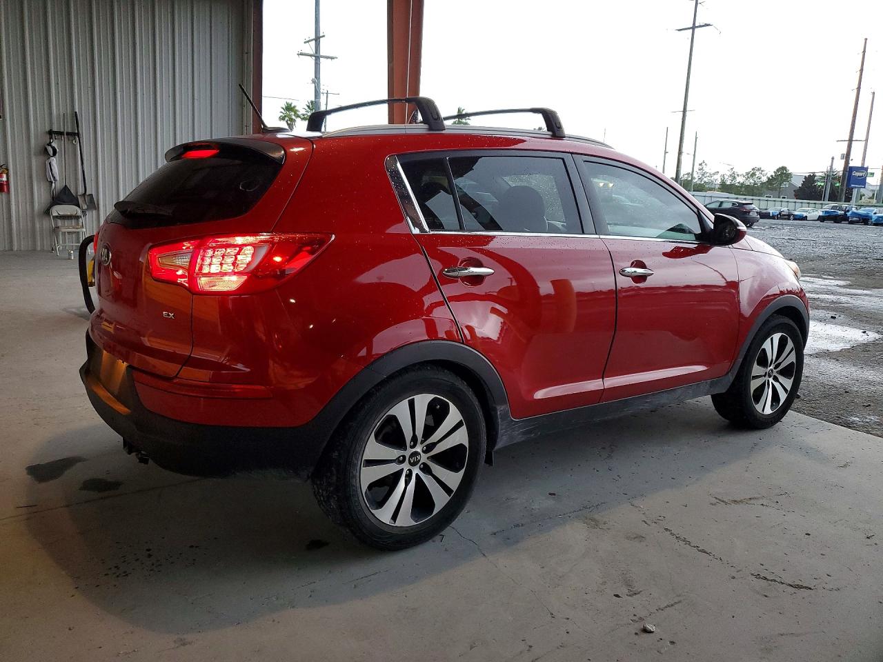 2013 Kia Sportage Ex Red vin: KNDPC3A21D7518865