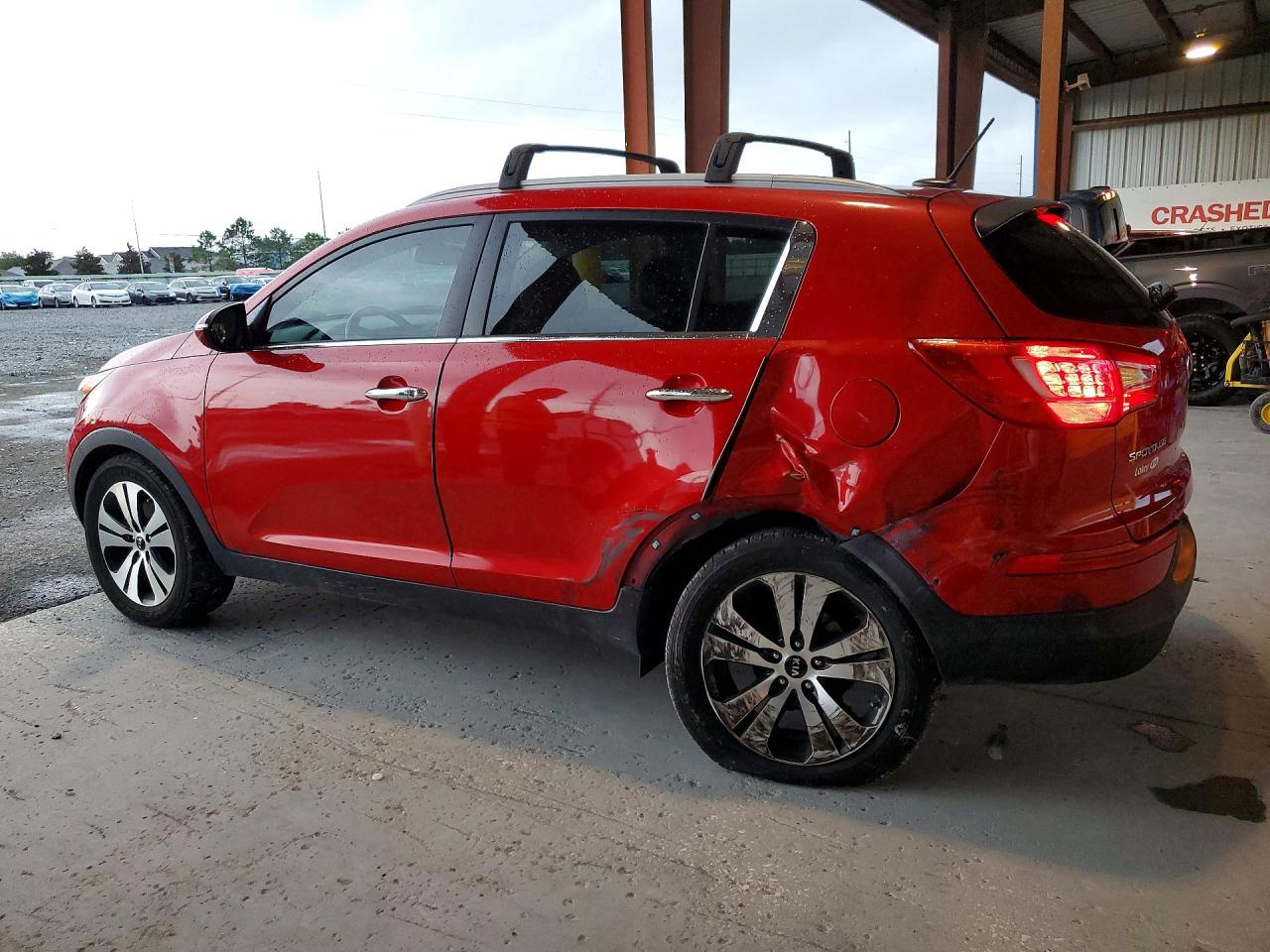 2013 Kia Sportage Ex Red vin: KNDPC3A21D7518865