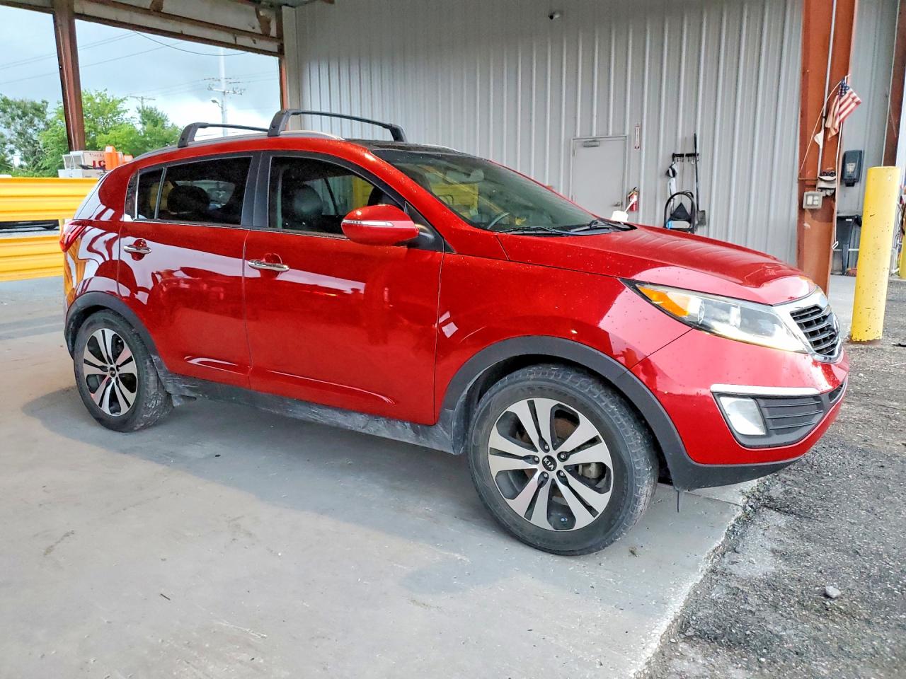 2013 Kia Sportage Ex Red vin: KNDPC3A21D7518865