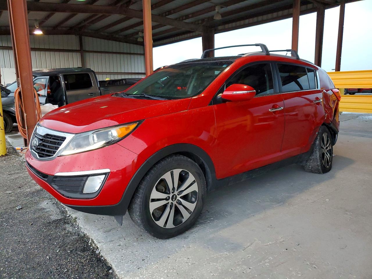 2013 Kia Sportage Ex Red vin: KNDPC3A21D7518865