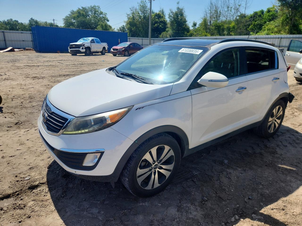 2012 Kia Sportage Ex Black vin: KNDPC3A22C7173327