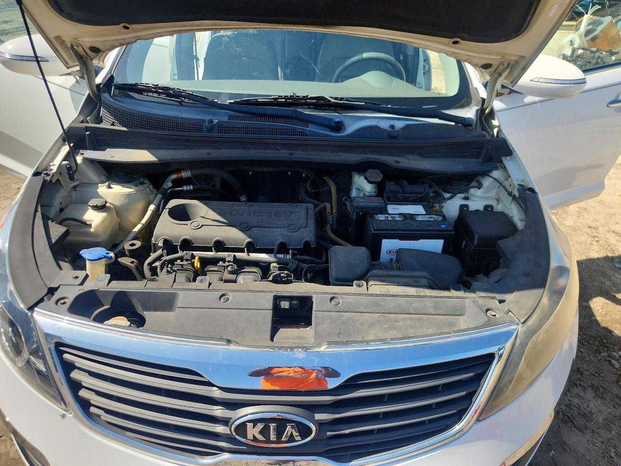 2012 Kia Sportage Ex Black vin: KNDPC3A22C7173327