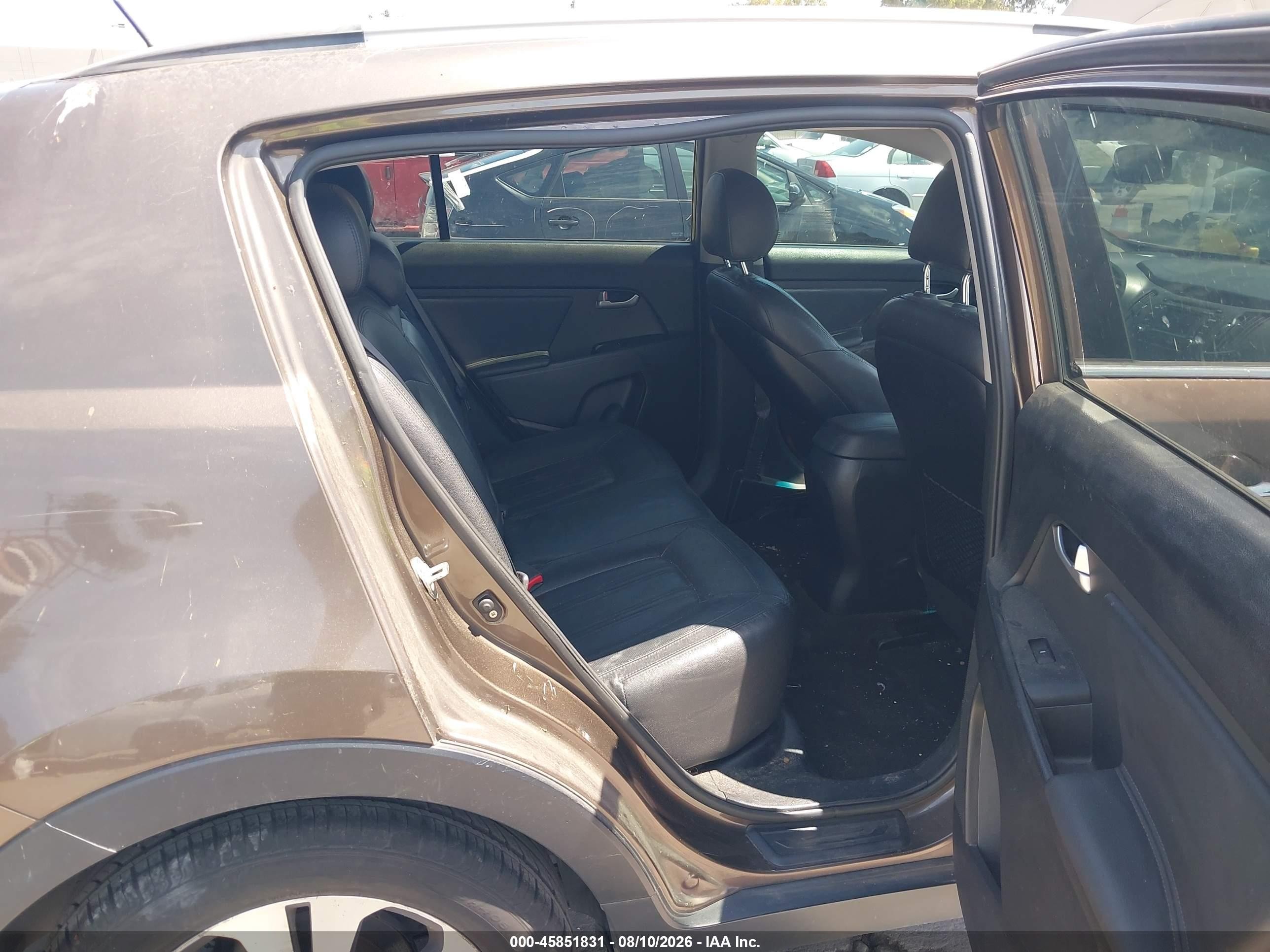 2012 Kia Sportage Ex Brown vin: KNDPC3A22C7295444