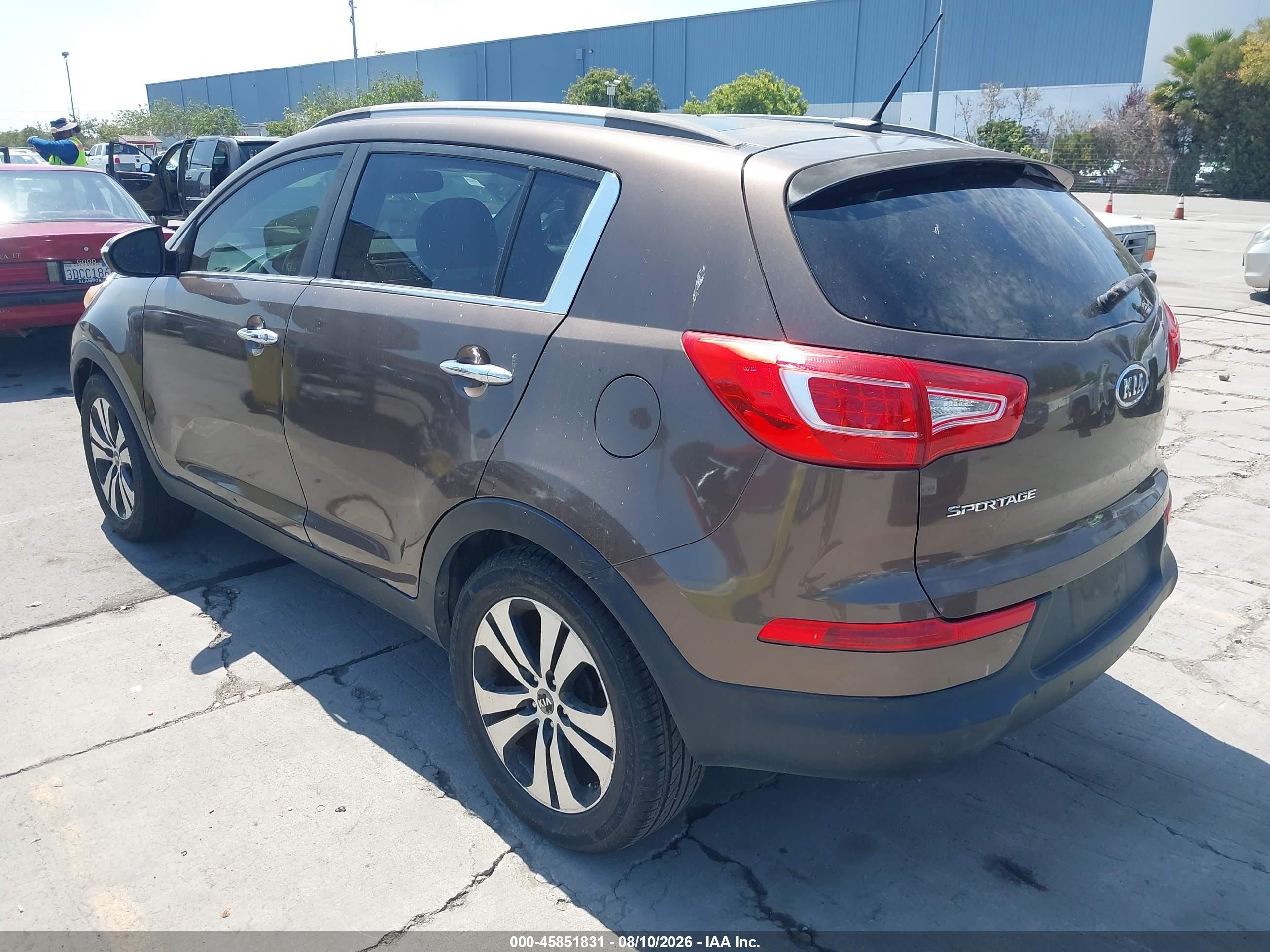 2012 Kia Sportage Ex Brown vin: KNDPC3A22C7295444