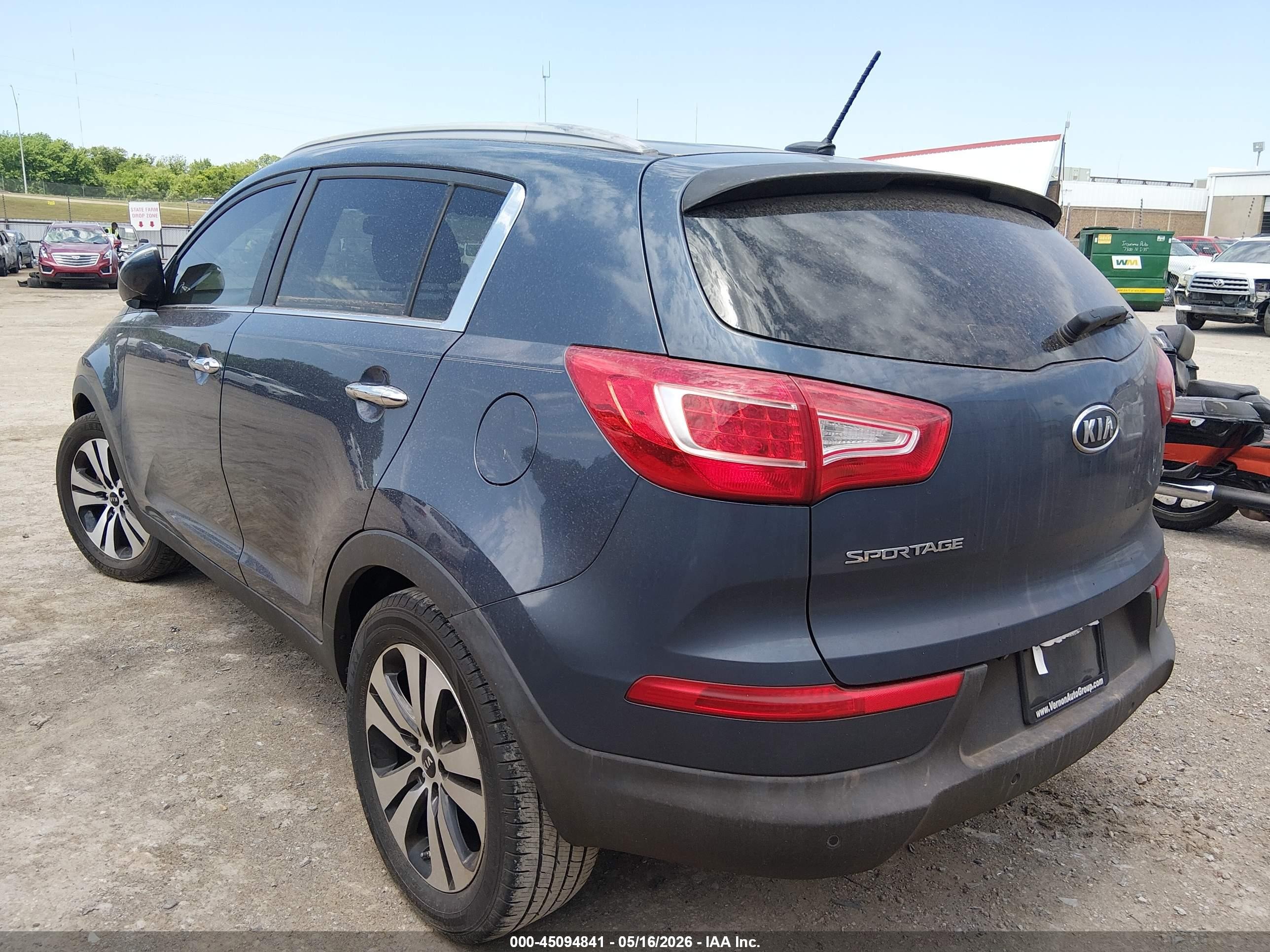 2012 Kia Sportage Ex Синий vin: KNDPC3A22C7341273