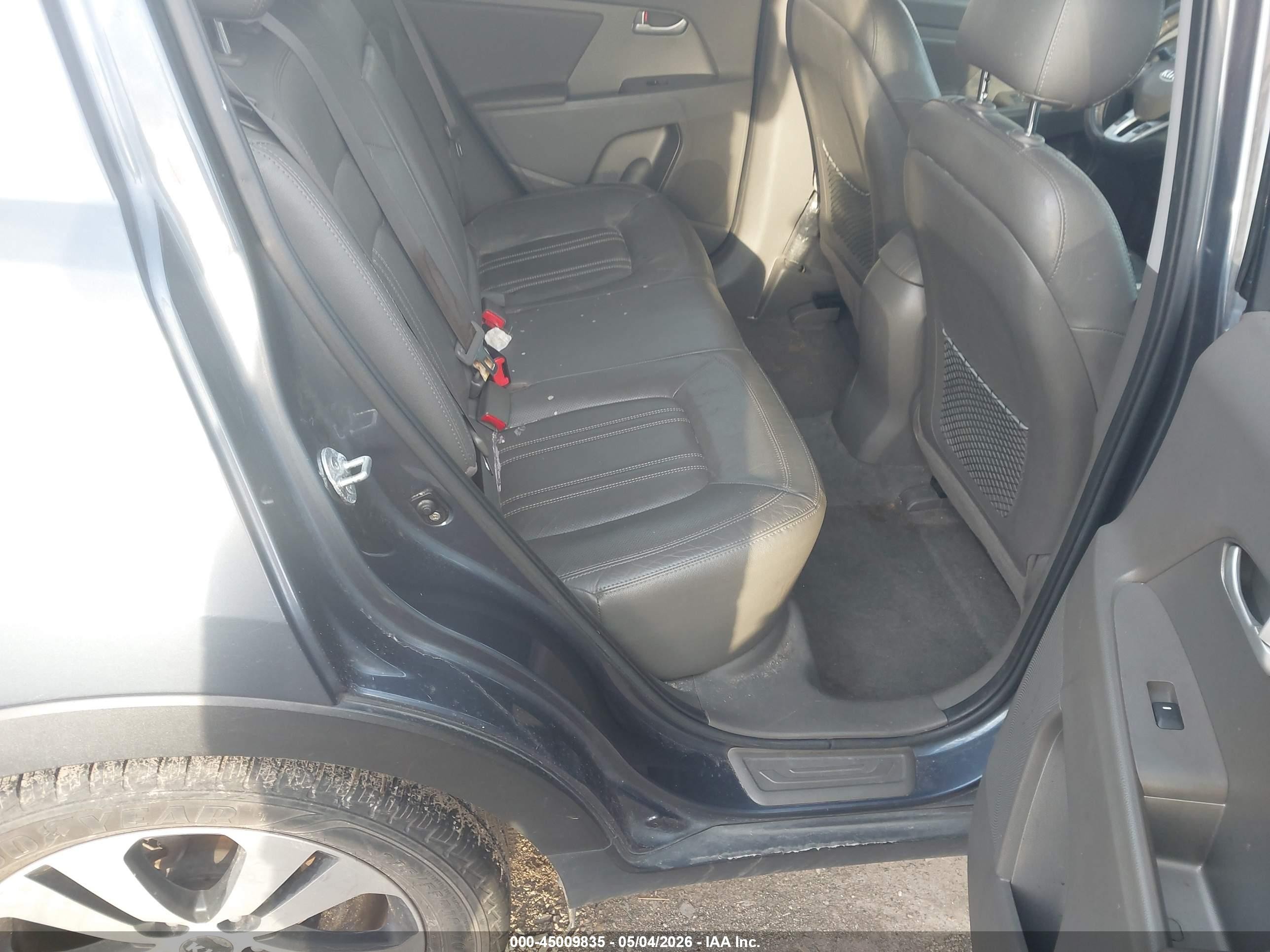 2013 Kia Sportage Ex Blue vin: KNDPC3A22D7400713
