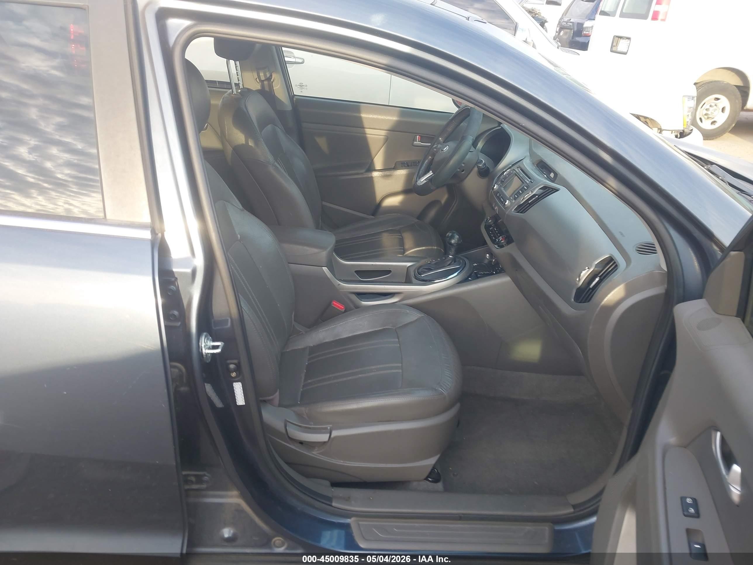 2013 Kia Sportage Ex Blue vin: KNDPC3A22D7400713