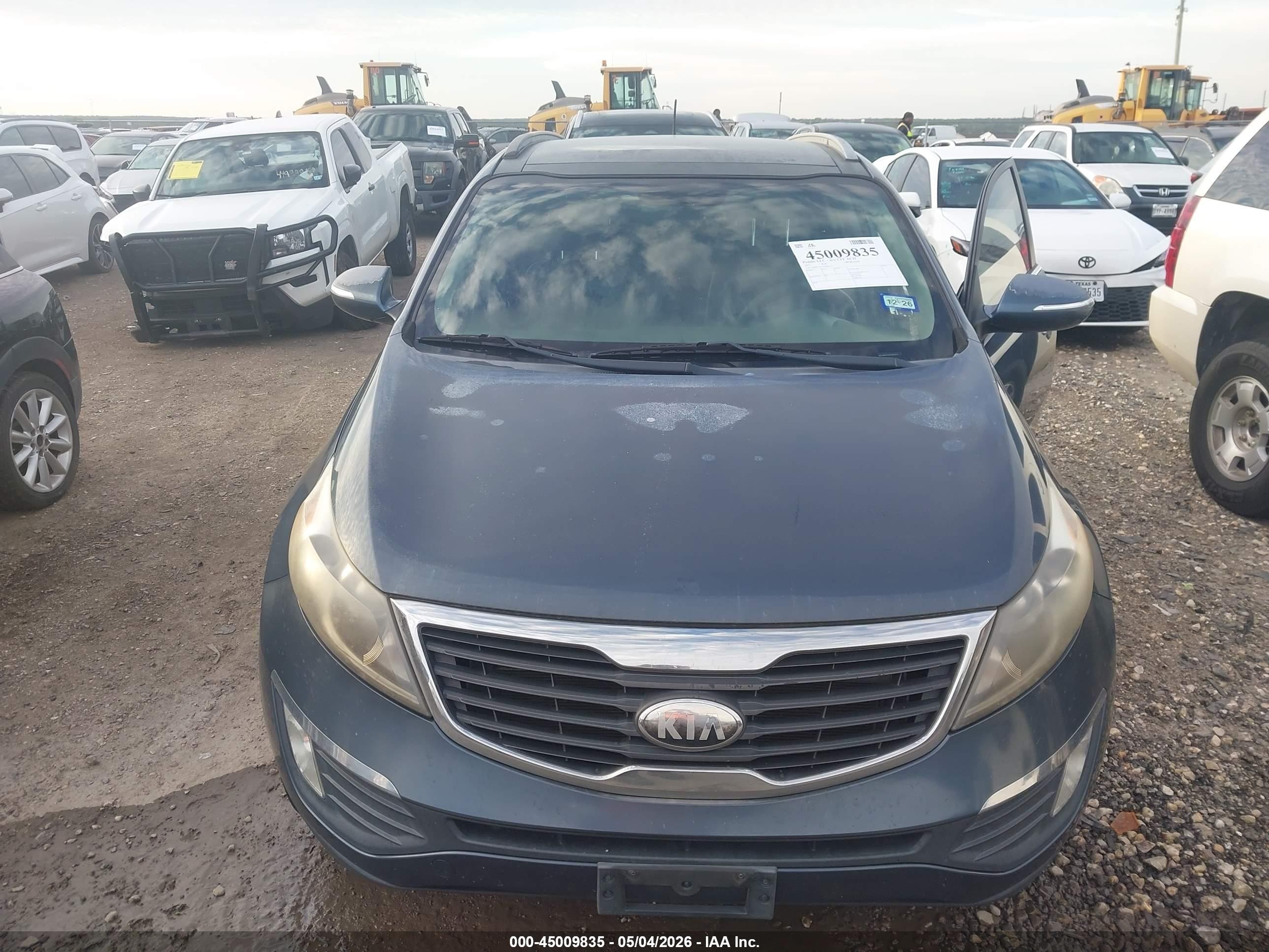2013 Kia Sportage Ex Blue vin: KNDPC3A22D7400713