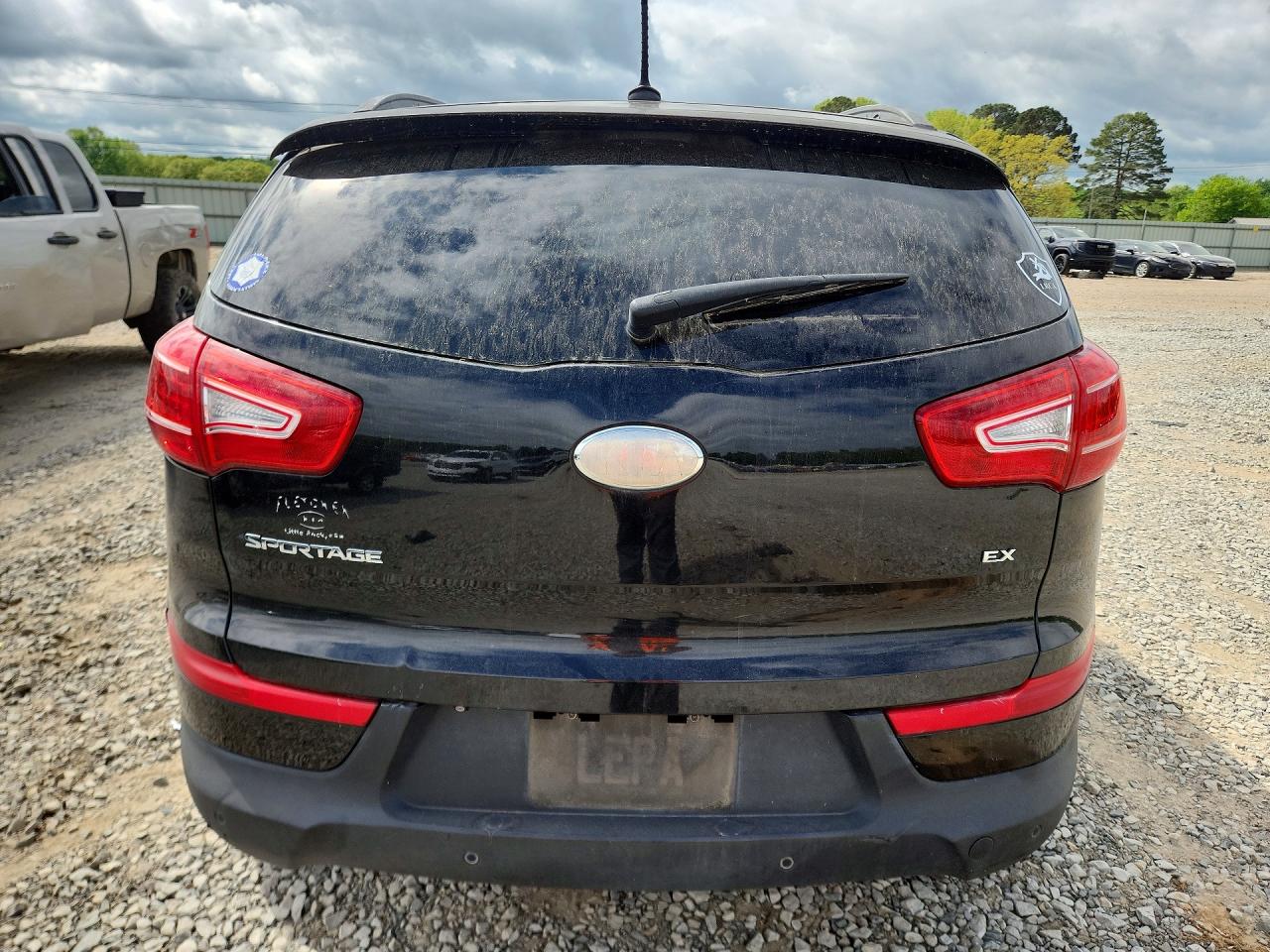 2013 Kia Sportage Ex Black vin: KNDPC3A22D7433601