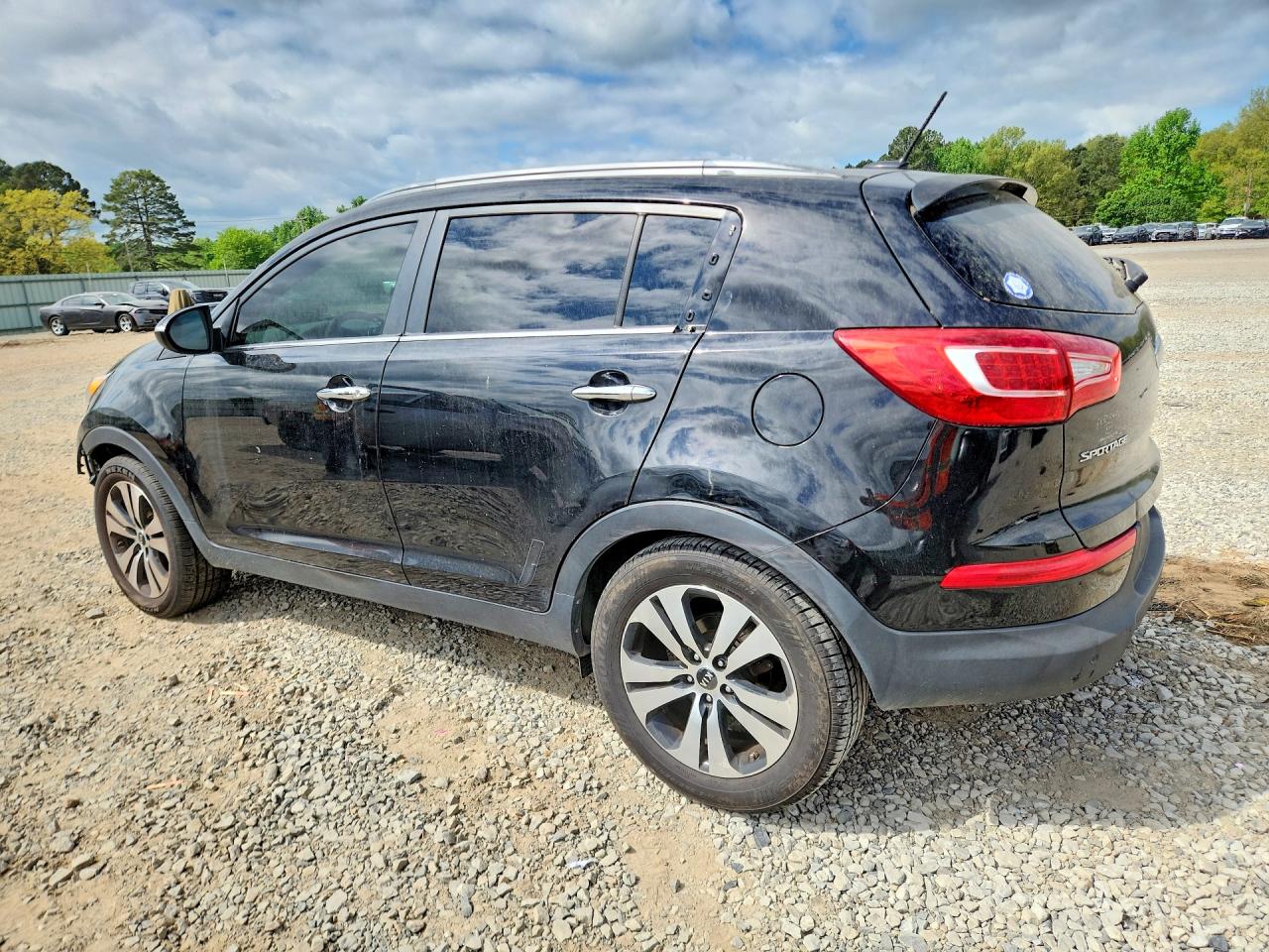2013 Kia Sportage Ex Black vin: KNDPC3A22D7433601