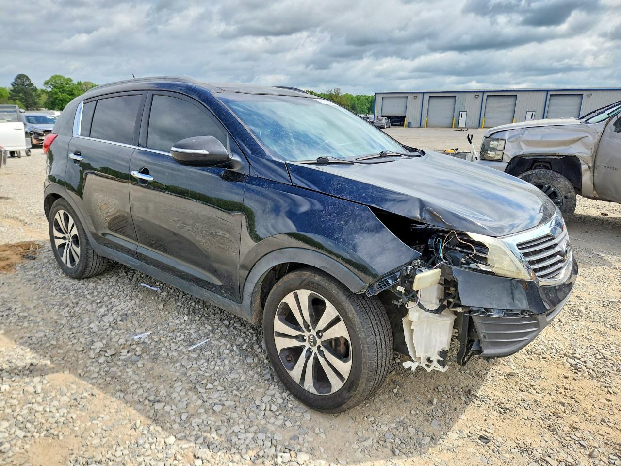 2013 Kia Sportage Ex Black vin: KNDPC3A22D7433601